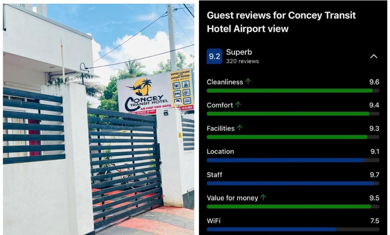 Concey Transit Hotel Airport View カトゥナカヤ エクステリア 写真